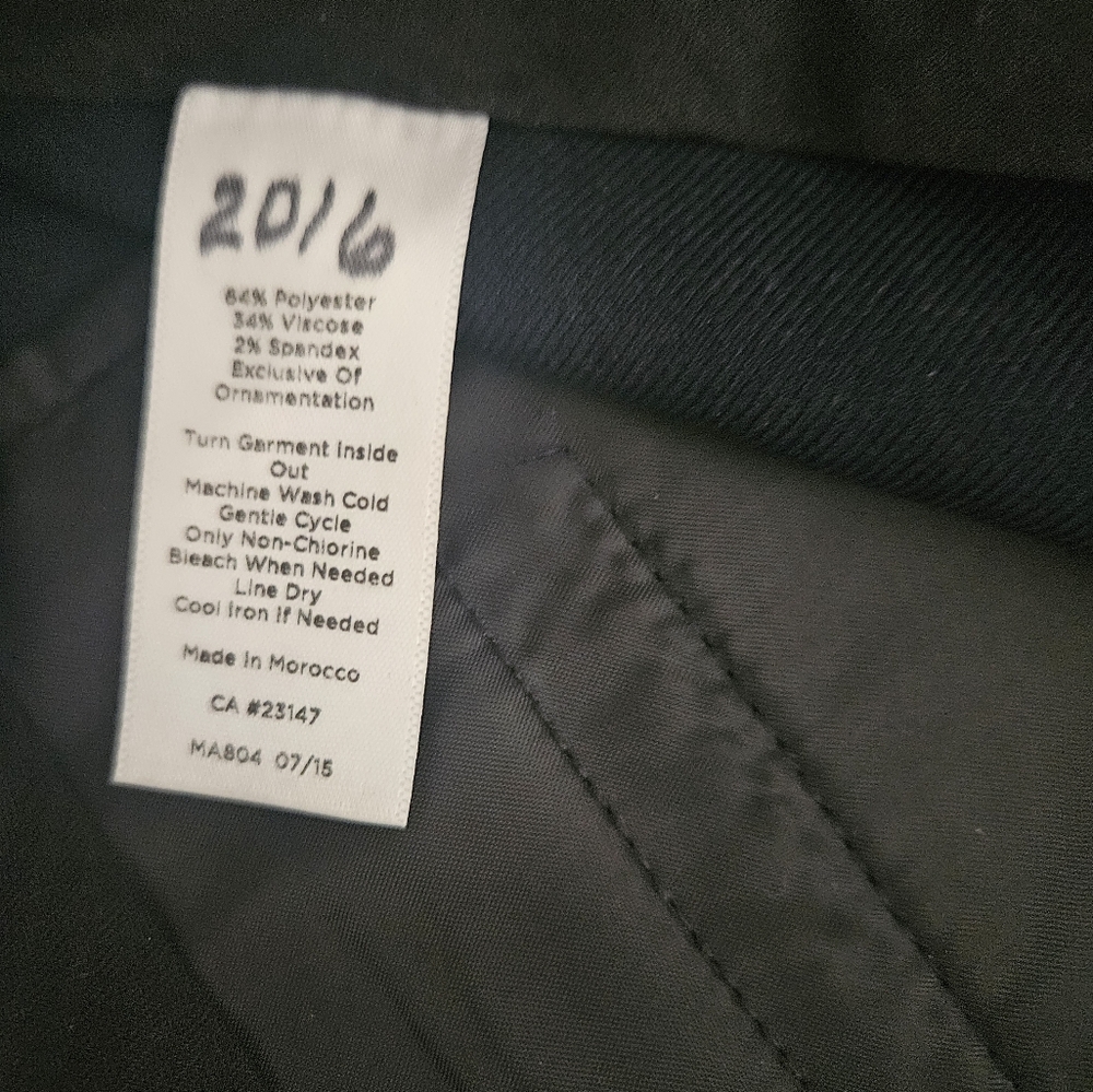 TALBOTS Swiss Dot Tulip Hem "Hampshire" Cropped Pants | SZ 4 - Picture 11 of 11